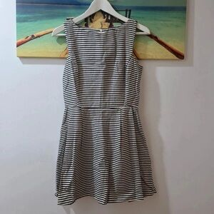 Chic Striped Mini Dress